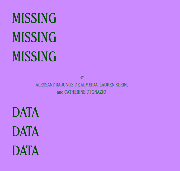 MISSING DATA (Jungs de Almeida et al, 2024)