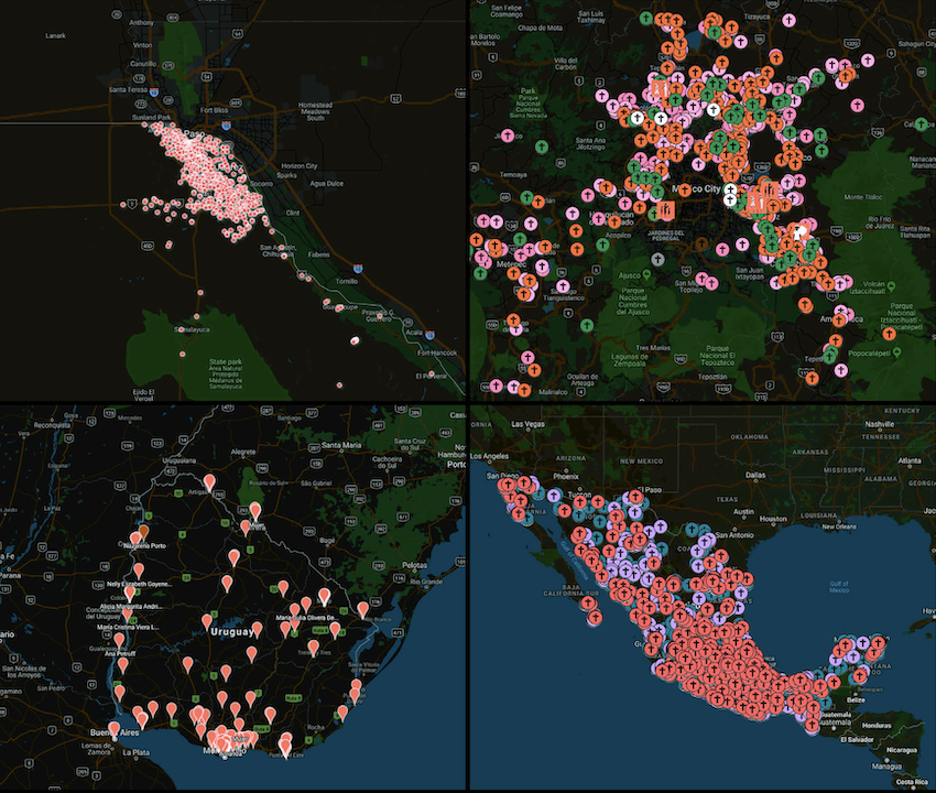 Monitorear, registrar y mapear feminicidio – experiencias de México and Uruguay (Madrigal et al, 2019)